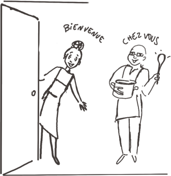 Introduction illustration restaurant rungis